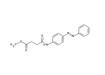 methyl 4-oxo-4-{[4-(phenyldiazenyl)phenyl]amino}butanoate