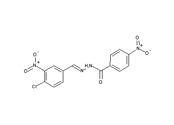 N'-(4-chloro-3-nitrobenzylidene)-4-nitrobenzohydrazide