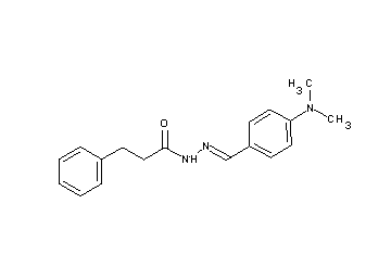 N'-[4-(dimethylamino)benzylidene]-3-phenylpropanohydrazide