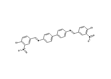 N,N'-bis(4-chloro-3-nitrobenzylidene)-4,4'-biphenyldiamine