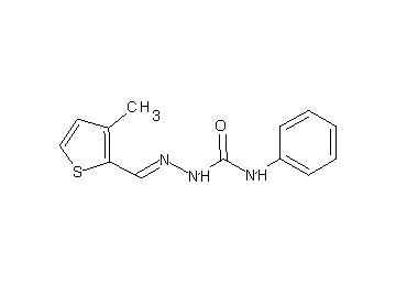 3-methyl-2-thiophenecarbaldehyde N-phenylsemicarbazone