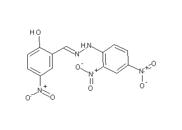 2-[2-(2,4-dinitrophenyl)carbonohydrazonoyl]-4-nitrophenol