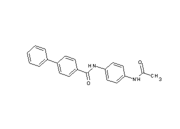 N-[4-(acetylamino)phenyl]-4-biphenylcarboxamide