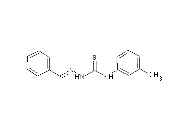 benzaldehyde N-(3-methylphenyl)thiosemicarbazone