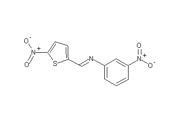 (3-nitrophenyl)[(5-nitro-2-thienyl)methylene]amine