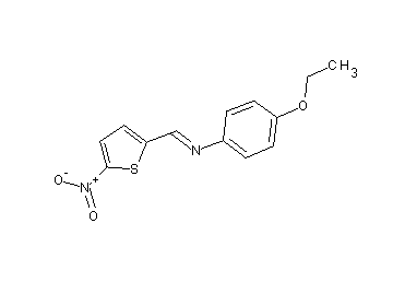 (4-ethoxyphenyl)[(5-nitro-2-thienyl)methylene]amine