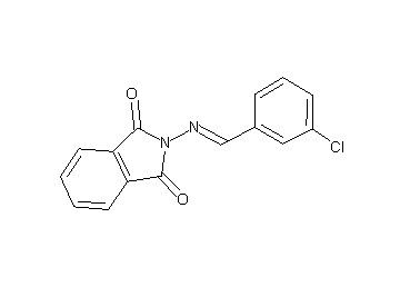 2-[(3-chlorobenzylidene)amino]-1H-isoindole-1,3(2H)-dione