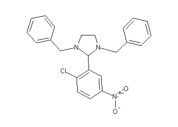 1,3-dibenzyl-2-(2-chloro-5-nitrophenyl)imidazolidine