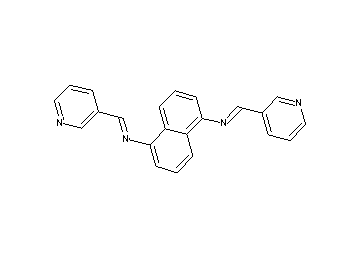 N,N'-bis(3-pyridinylmethylene)-1,5-naphthalenediamine