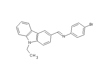 (4-bromophenyl)[(9-ethyl-9H-carbazol-3-yl)methylene]amine