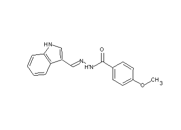 N'-(1H-indol-3-ylmethylene)-4-methoxybenzohydrazide