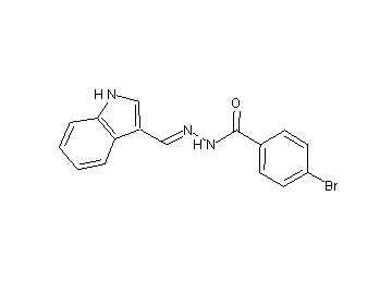 4-bromo-N'-(1H-indol-3-ylmethylene)benzohydrazide