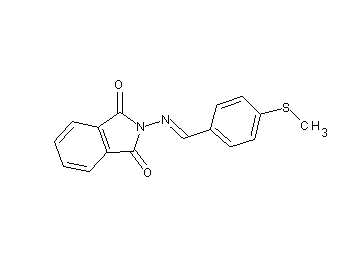 2-{[4-(methylsulfanyl)benzylidene]amino}-1H-isoindole-1,3(2H)-dione