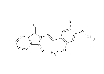 2-[(5-bromo-2,4-dimethoxybenzylidene)amino]-1H-isoindole-1,3(2H)-dione