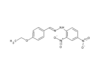 1-(2,4-dinitrophenyl)-2-(4-ethoxybenzylidene)hydrazine - Click Image to Close