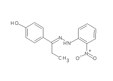 4-[N-(2-nitrophenyl)propanehydrazonoyl]phenol
