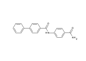 N-[4-(aminocarbonyl)phenyl]-4-biphenylcarboxamide