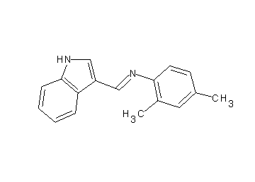 N-(1H-indol-3-ylmethylene)-2,4-dimethylaniline