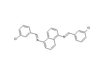 N,N'-bis(3-chlorobenzylidene)-1,5-naphthalenediamine