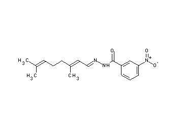 N'-(3,7-dimethyl-2,6-octadien-1-ylidene)-3-nitrobenzohydrazide - Click Image to Close