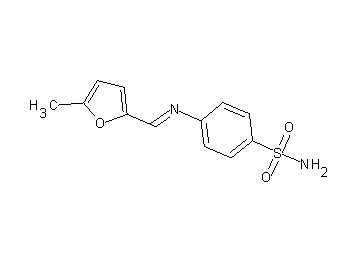 4-{[(5-methyl-2-furyl)methylene]amino}benzenesulfonamide