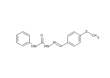 4-(methylsulfanyl)benzaldehyde N-phenylsemicarbazone