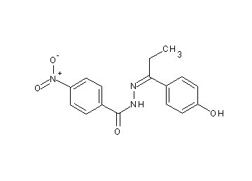 N'-[1-(4-hydroxyphenyl)propylidene]-4-nitrobenzohydrazide