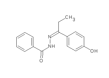 N'-[1-(4-hydroxyphenyl)propylidene]benzohydrazide