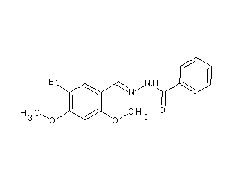 N'-(5-bromo-2,4-dimethoxybenzylidene)benzohydrazide