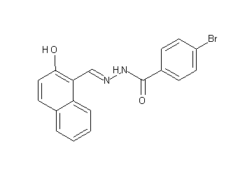 4-bromo-N'-[(2-hydroxy-1-naphthyl)methylene]benzohydrazide