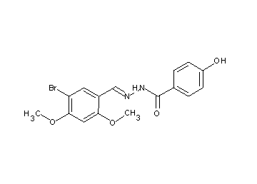 N'-(5-bromo-2,4-dimethoxybenzylidene)-4-hydroxybenzohydrazide