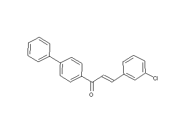 1-(4-biphenylyl)-3-(3-chlorophenyl)-2-propen-1-one