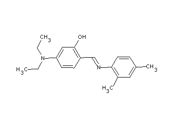 5-(diethylamino)-2-{[(2,4-dimethylphenyl)imino]methyl}phenol