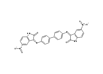 3,3'-[4,4'-biphenyldiyldi(nitrilo)]bis(5-nitro-1,3-dihydro-2H-indol-2-one) - Click Image to Close