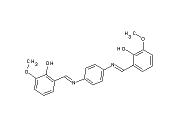 2,2'-[1,4-phenylenebis(nitrilomethylylidene)]bis(6-methoxyphenol)