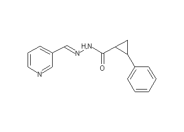 2-phenyl-N'-(3-pyridinylmethylene)cyclopropanecarbohydrazide