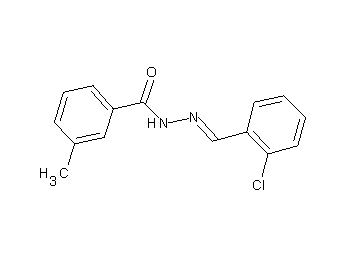 N'-(2-chlorobenzylidene)-3-methylbenzohydrazide