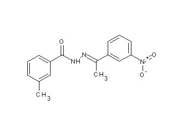 3-methyl-N'-[1-(3-nitrophenyl)ethylidene]benzohydrazide