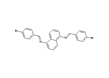 N,N'-bis(4-bromobenzylidene)-1,5-naphthalenediamine