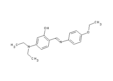 5-(diethylamino)-2-{[(4-ethoxyphenyl)imino]methyl}phenol