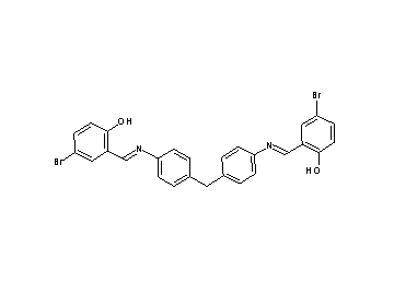 2,2'-[methylenebis(4,1-phenylenenitrilomethylylidene)]bis(4-bromophenol)