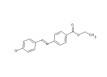 ethyl 4-[(4-chlorobenzylidene)amino]benzoate