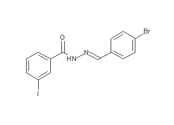N'-(4-bromobenzylidene)-3-iodobenzohydrazide