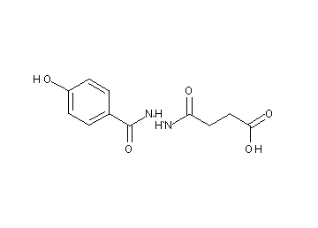 4-[2-(4-hydroxybenzoyl)hydrazino]-4-oxobutanoic acid - Click Image to Close