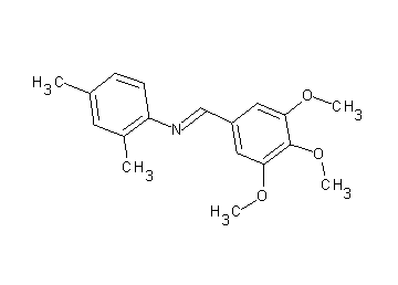 (2,4-dimethylphenyl)(3,4,5-trimethoxybenzylidene)amine