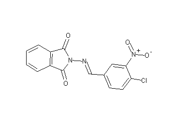 2-[(4-chloro-3-nitrobenzylidene)amino]-1H-isoindole-1,3(2H)-dione