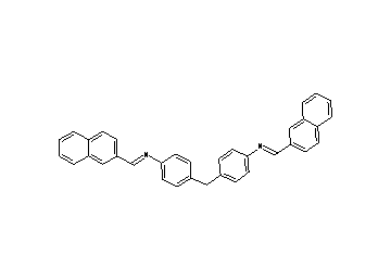 (2-naphthylmethylene)(4-{4-[(2-naphthylmethylene)amino]benzyl}phenyl)amine