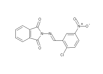 2-[(2-chloro-5-nitrobenzylidene)amino]-1H-isoindole-1,3(2H)-dione
