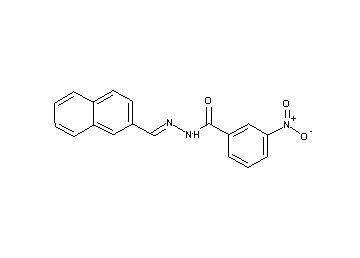 N'-(2-naphthylmethylene)-3-nitrobenzohydrazide