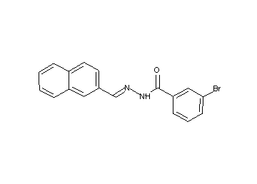 3-bromo-N'-(2-naphthylmethylene)benzohydrazide